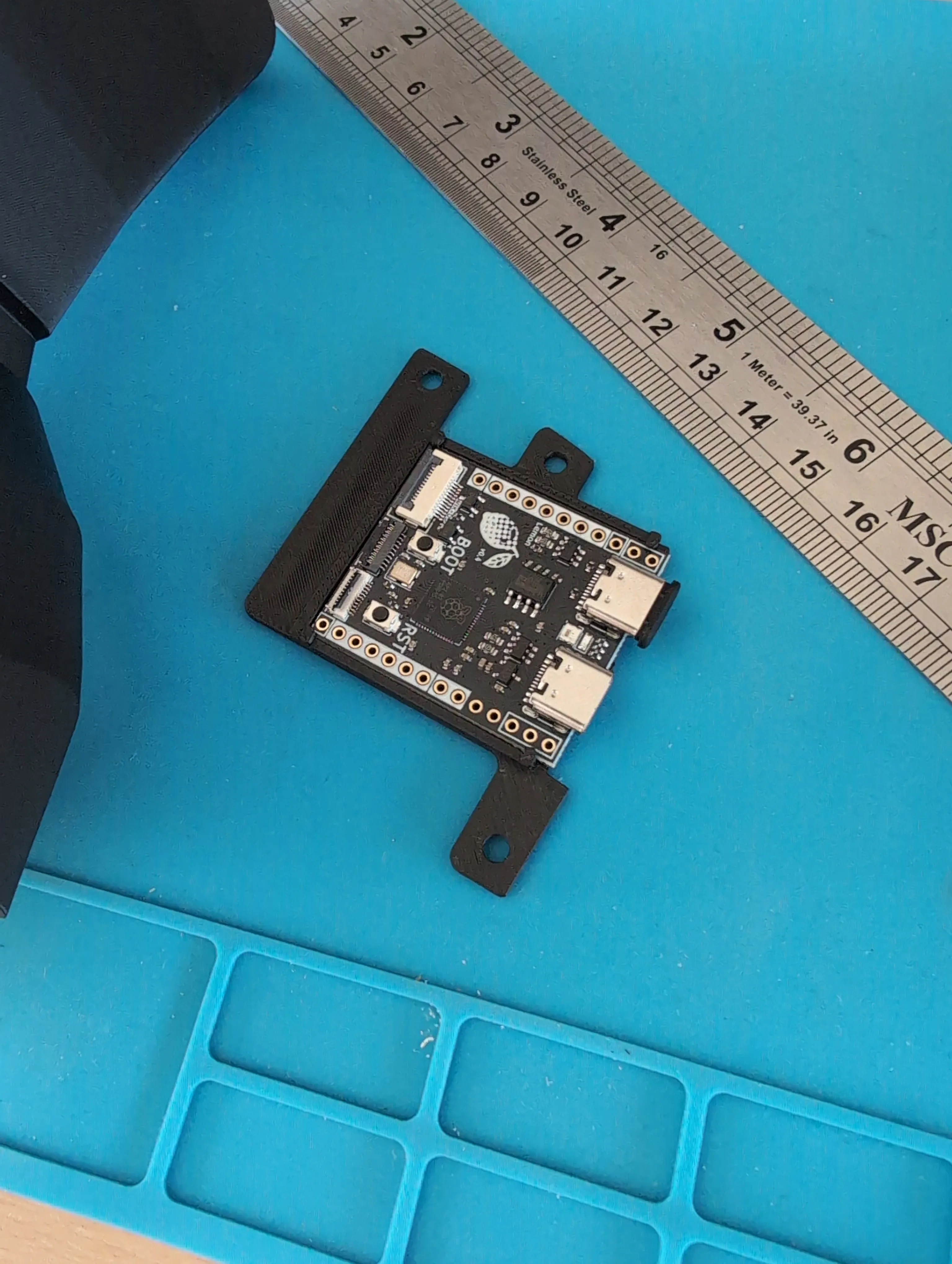 Lemon board mount close-up