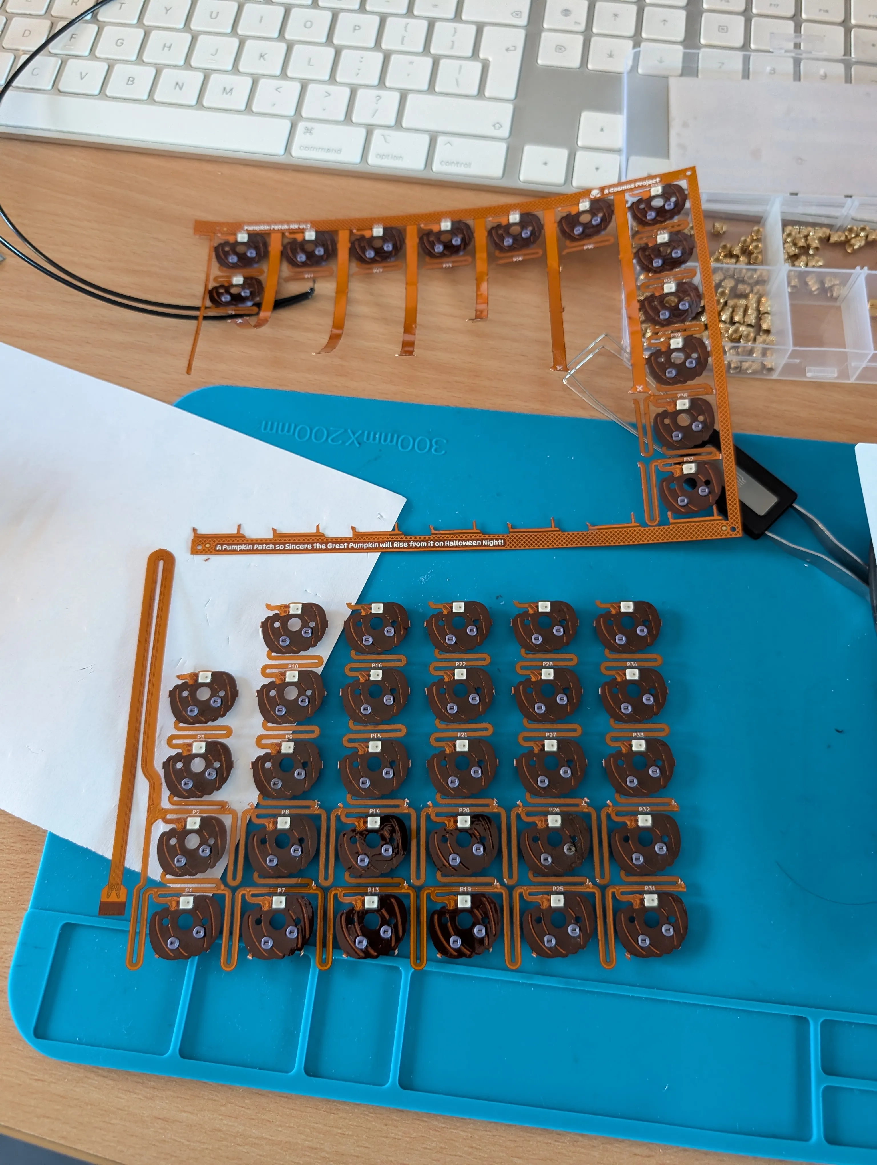 PCB test fit in the case